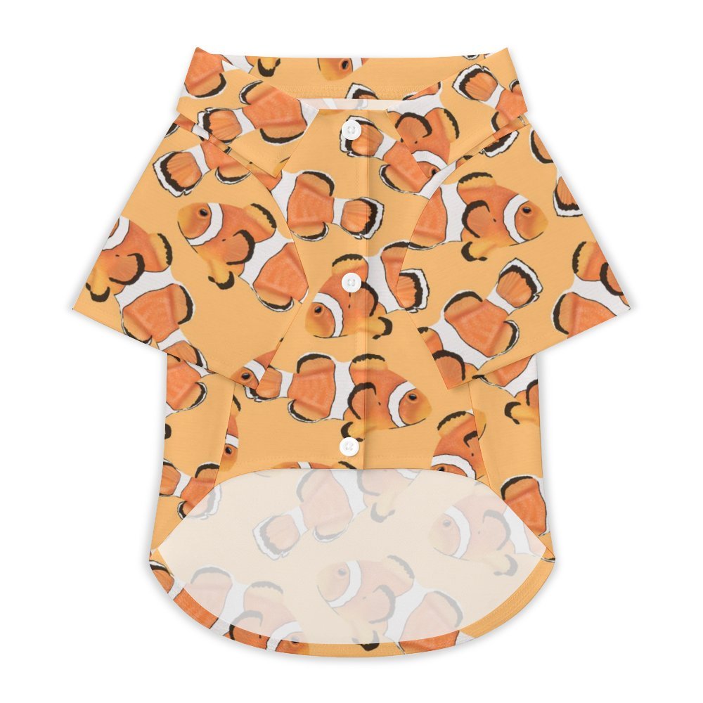 Pet Shirt Fish,orange