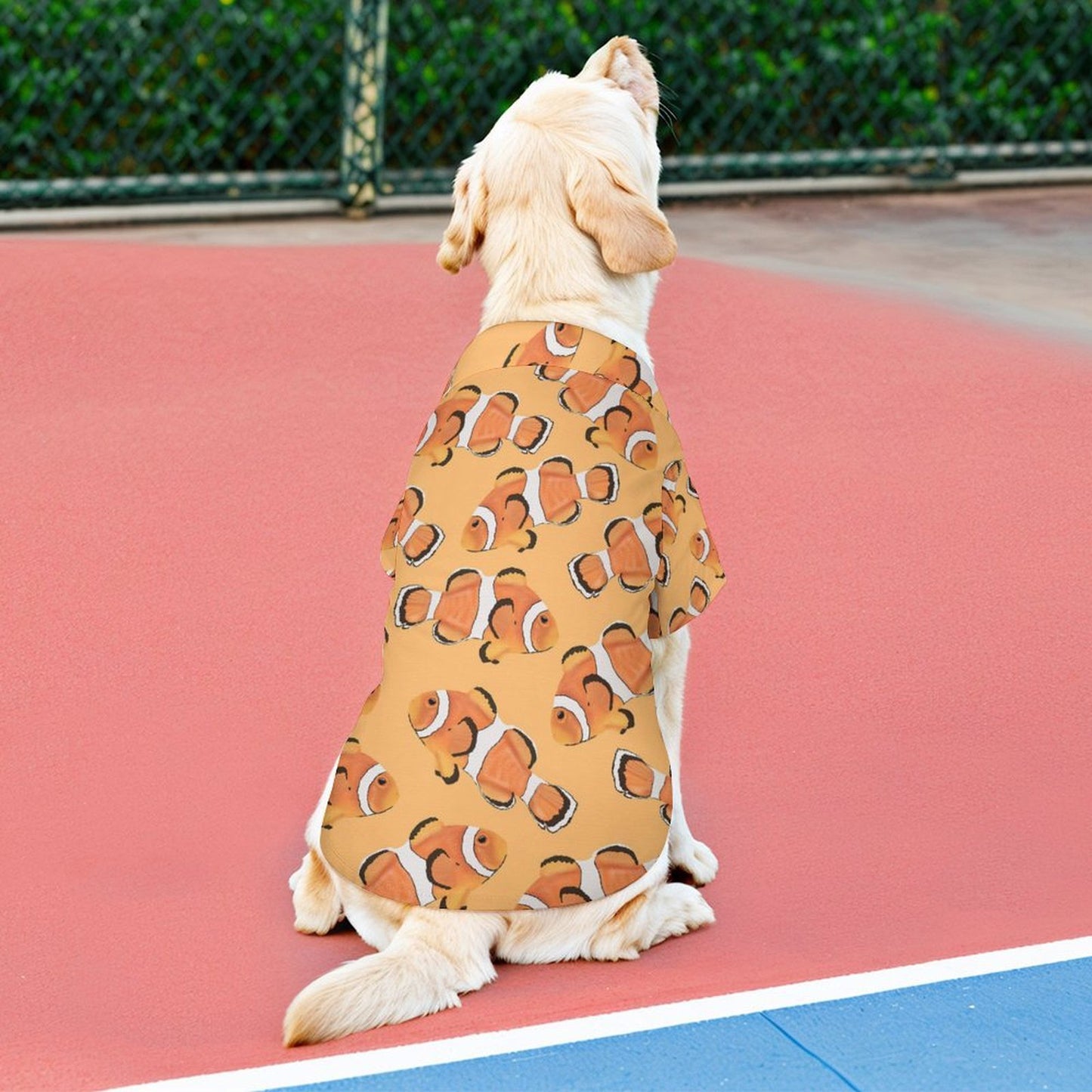 Pet Shirt Fish,orange