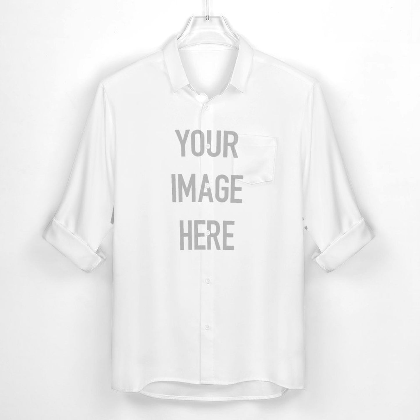 Lapel Pocket Long Sleeve Shirt