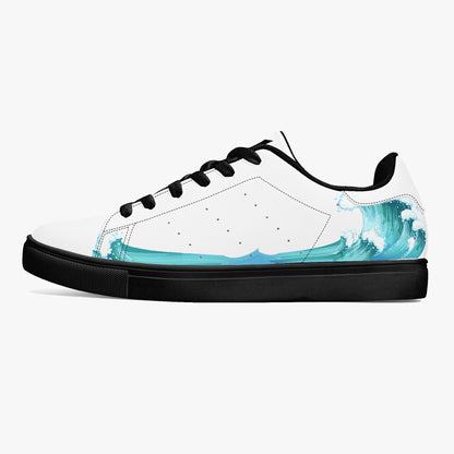 Low Top Leather Sneakers